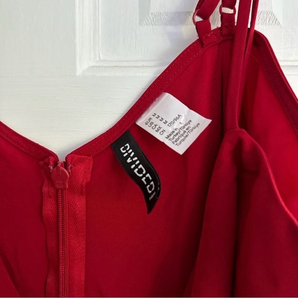 H&M Divided red slip dress - Picture 4 of 4